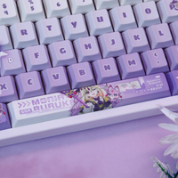 Capuchons de touches de clavier à thème de jeu Moria Ruruka, 120 touches, profil Cherry, clavier mécanique PBT, capuchons de touches personnalisables sur le thème de l'anime