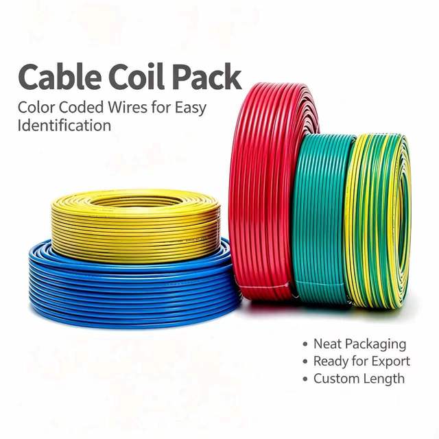 Hongsheng H07V-U Single-core 6 AWG Solid Copper Conductor PVC Insulated IP40 450/750V Fixed Wiring Electrical Wires Cable (Model