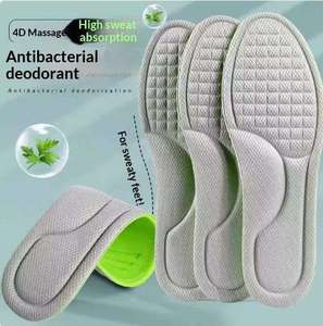 Plantillas de Masaje de Espuma Viscoelástica 4D al por Mayor, Transpirables, Absorbentes del Sudor, Resistentes al Olor, para Calzado Deportivo - Product Image 4