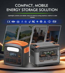 Station d'alimentation portable haute capacité 300W 700W 1200W 2400W, générateur solaire pour le camping en plein air et la sauvegarde à domicile - Product Image 2