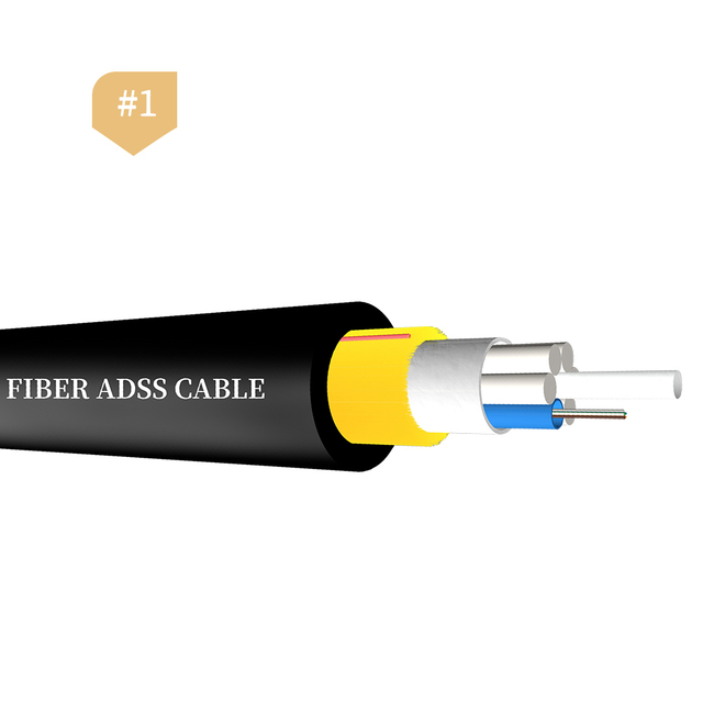 ADSS Fiber Optic Cable G652D 24b1 48b1 PE/AT/HDPE Jacket 15-Year Warranty Factory ASU/ADSS Communication Cable