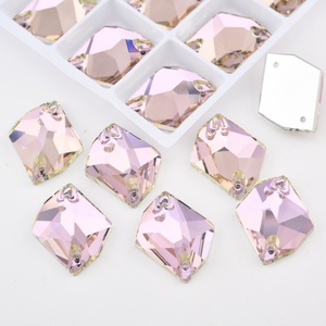 Strass en verre K9 OLeeya Cosmic multicolores de qualité supérieure à coudre, cristaux non thermocollants pour vêtements et robes de mariée - Product Image 5