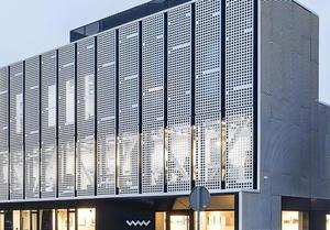 Panneau de façade extérieur en métal perforé décoratif en alliage d'aluminium moderne personnalisé, panneau découpé au laser - Product Image 6
