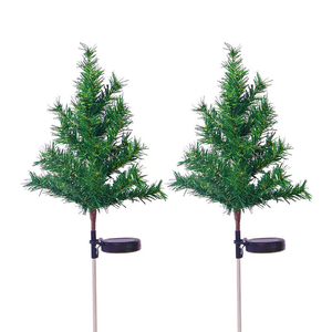 Ngoài trời không thấm nước LED năng lượng mặt trời ánh sáng cắm trong ánh Sáng Cây giáng sinh hình cảnh quan đèn cỏ cho lễ hội trang trí - Product Image 3