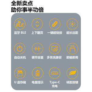 Seewo Wireless Bluetooth 2.4G Laser Pointer PPT Page Turner With Type C Charging For Teaching And Office Use - Product Image 5