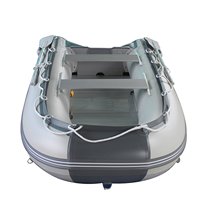 Bote Inflable de 10.8 Pies con Suelo de Aluminio Balsa Hinchable Dingui para Pesca Remo Deporte Pontón