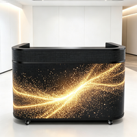 Nouvel écran LED de comptoir en gros HDR10+ 600 cd de luminosité Garantie 3 ans Promotion de marque pour bar et comptoir Signalétique incurvée 4K