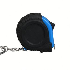 Mini-tournevis de mesure personnalisé 1M avec porte-clés, outil de mesure compact rétractable en acier pour cadeau promotionnel - Product Image 1