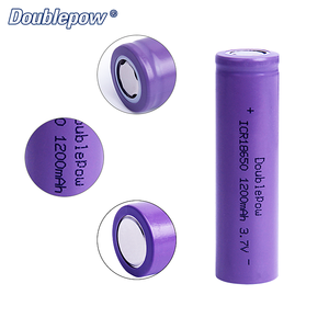 Batteria ricaricabile agli ioni di litio Doubepow 3.7V <span class=keywords><strong>1200mAh</strong></span> <span class=keywords><strong>18650</strong></span> Flat Top Cilindrica, capacità piena <span class=keywords><strong>18650</strong></span> <span class=keywords><strong>1200mAh</strong></span> 3.7V - Product Image 4
