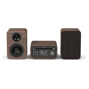 Compatto HI FI CLASSIC <b>Stereo</b> Mini Bluetooth Coffee brown e Walnut 2x 20w 254592 - Product Image 1