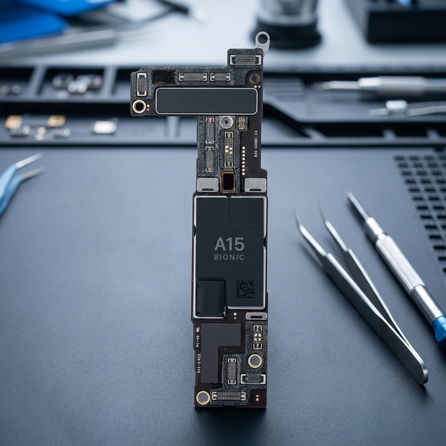 Original Unlocked Motherboard for iPhone 14 Plus 256GB US Version Single SIM E-SIM with Face ID Replacement Logic Board