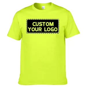 Camiseta de algodón 100 para hombre, camisa barata de alta calidad con diseño de logotipo personalizado, 180gsm, color blanco, venta al por mayor