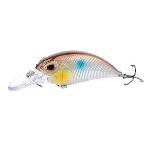 En gros 14.5g/9cm 6 # Crochets Plongée Profonde Crankbaits Basse Dur <span class=keywords><strong>Leurre</strong></span> De Pêche Flottant Pêche Manivelle Minnow Appât <span class=keywords><strong>Leurre</strong></span> - Product Image 6