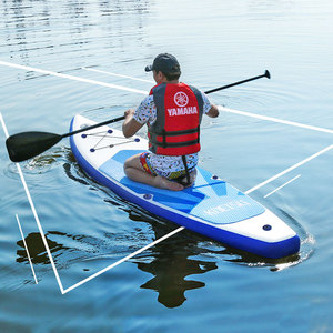 Kayak de pêche en mer Dropstitch, kayak tandem portable, fabricants de kayaks avec pédales, bateau - Product Image 3