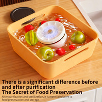 Lavadora portátil de frutas y verduras con USB, purificador de agua con un solo clic, eliminación de residuos de pesticidas, esterilizador de alimentos para limpieza