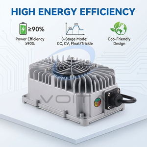 VOITATOP VT-QA300A Chargeur portable multi-batteries 48V 5A 110/220V AC, étanche IP67, en aluminium, pour véhicules électriques et scooters - Product Image 4