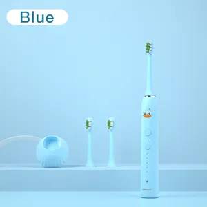 Toptan çocuk eko şarj edilebilir temizleme bakımı Ipx7 su geçirmez taşınabilir akıllı otomatik elektrikli diş fırçası çocuklar için