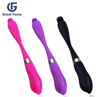 Great Force USB Toys Sex Adult Female Masturbation Tools Vibrating Brush Dildo Brush Vibrator Wand Clitoral Stimulation Sextoy