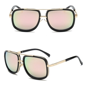 Super Cool Venta caliente <span class=keywords><strong>Iron</strong></span> Men Gafas de sol con <span class=keywords><strong>lentes</strong></span> de gradiente disponibles en oro rojo azul Marcos - Product Image 6