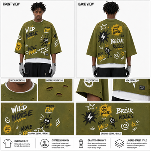 Camisetas Blancas Extra Grandes de Algodón Grueso OEM, 300 g/m², 100% Algodón, Camisetas de Manga Corta para Hombre de Alta Calidad - Product Image 3