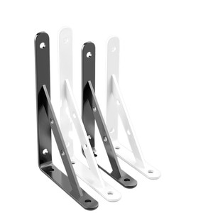 Zhan Han Triangular <b>Shelf</b> <b>Bracket</b> Cold Rolled Steel Wall Mounted Support For Bookshelf Storage Modern Simple Design - Product Image 2