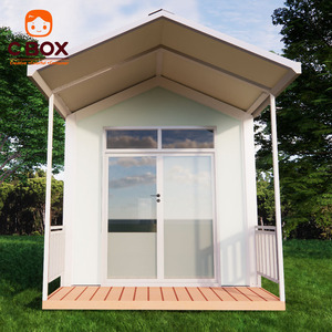 Cbox Vente en gros de maisons préfabriquées modulaires, résidence de camp, bâtiment de bureau moderne, hôtel, mini-maisons, toit en pente, maison conteneur détachable - Product Image 2