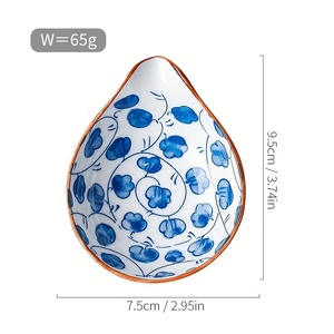 8 Uds plato de salsa de cerámica plato de comida lindo plato de carne plato de condimento queso salsa cuenco utensilio vajilla chino assiettes - Product Image 5