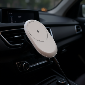 Cargador inalámbrico magnético para coche, soporte para teléfono con montaje en la rejilla de ventilación, universal para todos los teléfonos, carga de 12-24V - Product Image 2