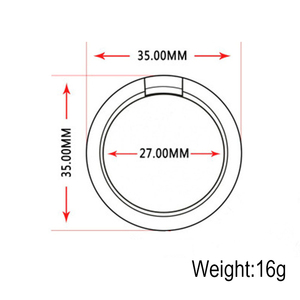 Soporte <span class=keywords><strong>de</strong></span> anillo <span class=keywords><strong>de</strong></span> teléfono móvil personalizable Hebilla <span class=keywords><strong>de</strong></span> teléfono móvil giratoria <span class=keywords><strong>de</strong></span> <span class=keywords><strong>360</strong></span> grados Soporte <span class=keywords><strong>de</strong></span> anillo <span class=keywords><strong>de</strong></span> metal Hebilla <span class=keywords><strong>de</strong></span> teléfono móvil pegajosa - Product Image 4