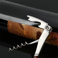 WELLFLYER BO-002-12 Ouvre-bouteille multifonctionnel durable et écoresponsable en acier inoxydable pour vin et bière, vente en gros