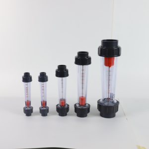 Chi phí hiệu quả bền OEM nhựa lưu lượng kế rotameter PVC/PSU 100 độ biến khu vực đo lưu lượng +/-4% Độ chính xác DN15-300 chất lỏng - Product Image 2