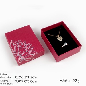 A1 Eco-Friendly Square Velvet Buckle Jewelry Box Paper Jewelry <strong>Gift</strong> <strong>Boxes</strong> Necklace <strong>Bracelet</strong> Storage <strong>Gift</strong> Packaging Box in Stock - Product Image 2