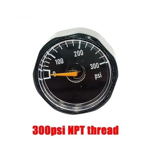 Regolatore di Pressione dell'Aria <span class=keywords><strong>HPA</strong></span> Paintball MR GEN2 Pressione di Uscita 40-200 PSI con Attacco US, Tubo e Manometro 300 PSI - Product Image 2