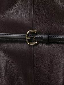 套装女式2026新款2件套时尚人造革腰带装饰无袖背心+复古女式中长裙套装 - Product Image 4