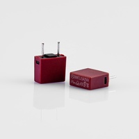 HONGDA 200mA 30A 250V 4x8mm Fusible Micro Subminiatura de Acción Rápida y Retardo Lento, Tipo Cuadrado con Terminales Radiales, Montaje en Superficie/DIP