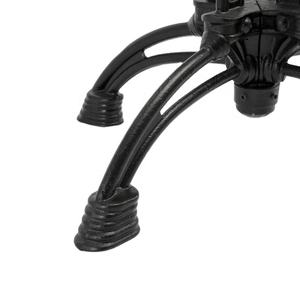 قاعدة WEKIS للطاولات, قاعدة طعام سوداء كبيرة ، ذات إطار متقاطع ، قاعدة مستديرة ، قاعدة قهوة ، مصنوعة من الحديد الزهر ، قواعد طاولة المطعم المعدنية - Product Image 5