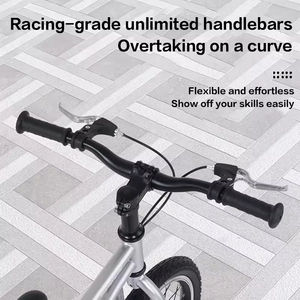 Vélo de route à transmission par courroie écologique, cadre en acier carbone, freins à disque doubles, fourche en acier, pédale ordinaire, vitesse unique, 16/20 pouces, pour jeunes - Product Image 4