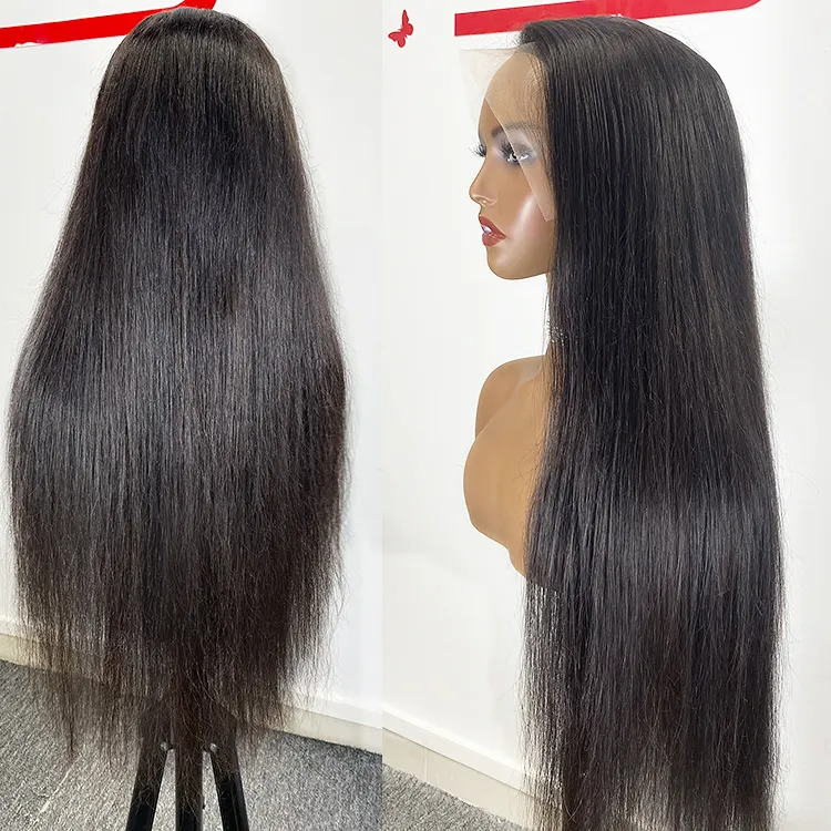 Оптовая продажа, бесплатный образец 10A, парик из натуральных волос класса 100 13x4, парики из натуральных волос на фронтальной сетке, дешевые парики из натуральных волос для женщин