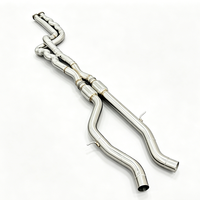 Tuyau intermédiaire à longueur égale en acier inoxydable 304 pour échappement BMW M2C/M3/M4 F80 F82 F83 F8X S55 3.0T 2014-2019, son parfait, personnalisé