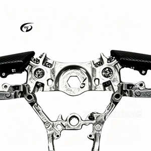 Volant en cuir perforé personnalisé en fibre de carbone pour Mazda 3, CX-30, <span class=keywords><strong>MX</strong></span>-30, CX-50, accessoires de voiture - Product Image 5