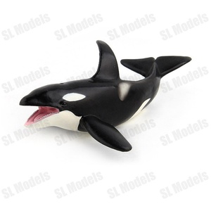 Modelos SL, Juego de 5 Figuras de Animales Marinos de Plástico, Ballena y Tiburón, Juguetes para Niños, 2023 - Product Image 2