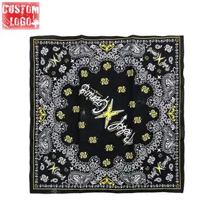 Promotional Gifts Standard Size 22inch Organic Bandana For Events