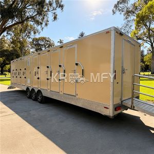 <b>Portable</b> <b>Toilet</b> Cabin 8 Stall Camping Caravan Bathroom Wc Outdoor Shower With <b>Toilet</b> Luxury Vip Mobile <b>Toilet</b> Trailer - Product Image 6