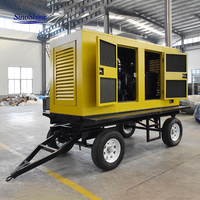 Generador Diésel Silencioso Monofásico de 35-80 kVA con Arranque Automático SinoShine de China, 60 Hz, con ATS y Alternador de Alta Eficiencia