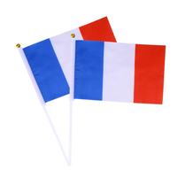 Gahumi Drapeaux de main malgaches promotionnels agitant le drapeau national personnalisé de la main Madagascar