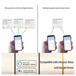TY-TDQ-4CH-12v-T รีเลย์อัจฉริยะ Tuya Smart 7-32V WiFi 4 ช่อง พร้อมเซ็นเซอร์วัดอุณหภูมิและความชื้น สวิตช์แบบ Passive Dry Contact RF433 - Product Image 6