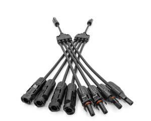 Kit de connecteurs d'alimentation pour panneaux solaires Câble adaptateur PV parallèle en Y 2P MCX M/<span class=keywords><strong>FF</strong></span> + F/MM Boîtier en nylon Contact cuivre durable - Product Image 4