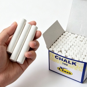 Craie de carbonate de calcium blanche et colorée, non toxique, sans poussière, de haute qualité, pour tableau noir scolaire pour enfants - Product Image 3
