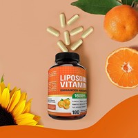 OEM ODM liposomal vitamina C 1600mg antioxidante alta absorción grasa Soluble ácido ascórbico suplementos vitamínicos absorción mejorada