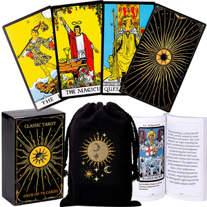 Venta Heal, baraja de cartas de Tarot con impresión de papel personalizada y oráculos con guía, tarjeta de Tarot Rider Waite - Product Image 3